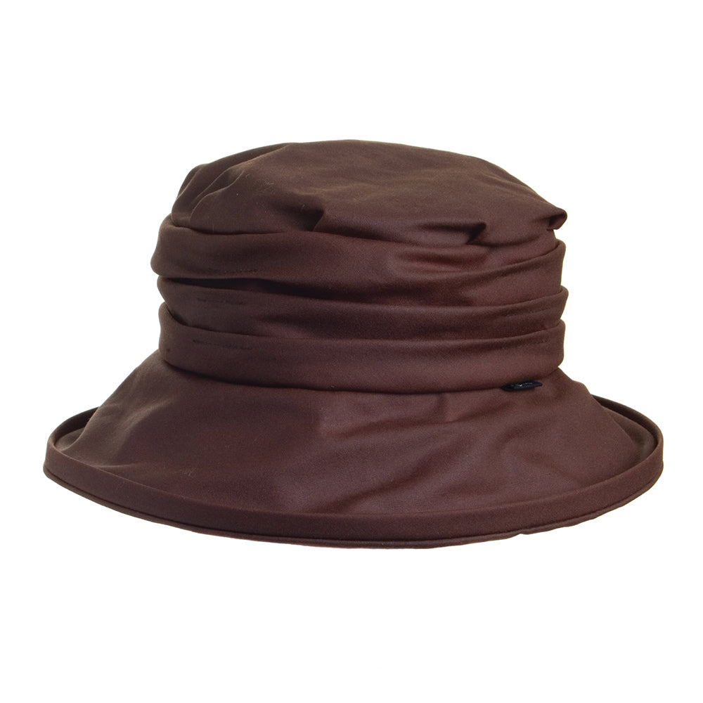 Olney Hats Annabel Waterproof Bucket Hat - Brown – Village Hats