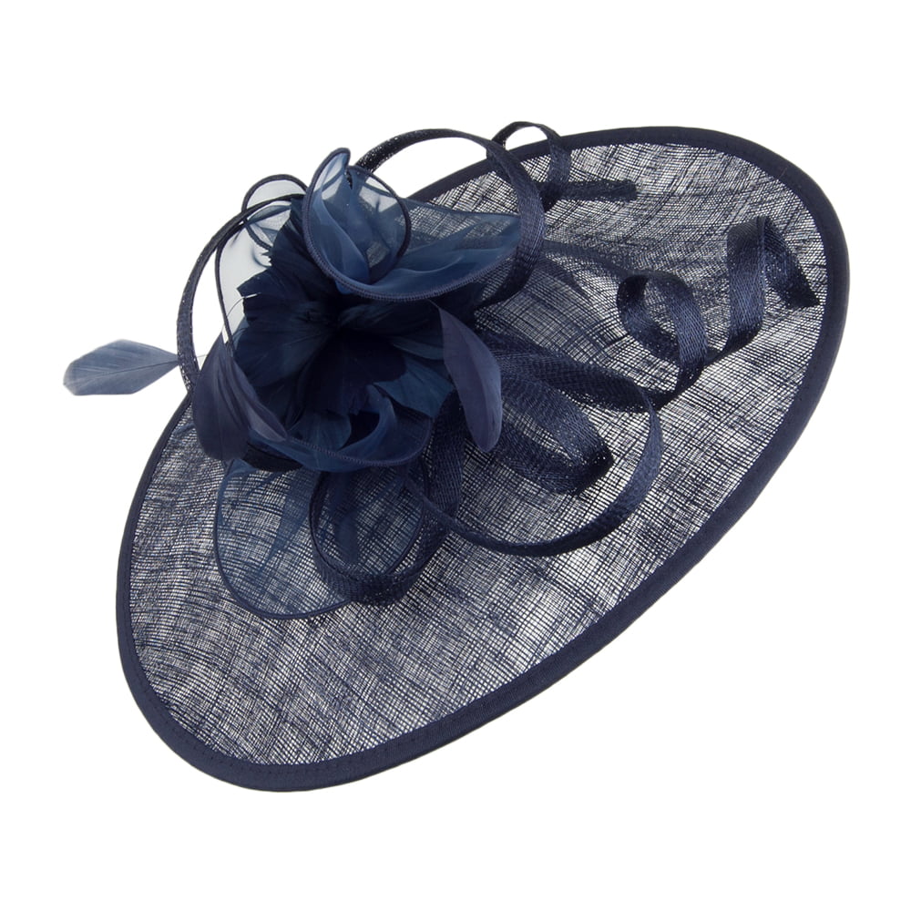 Jane Anne Designs Penelope Disc Fascinator - Navy Blue