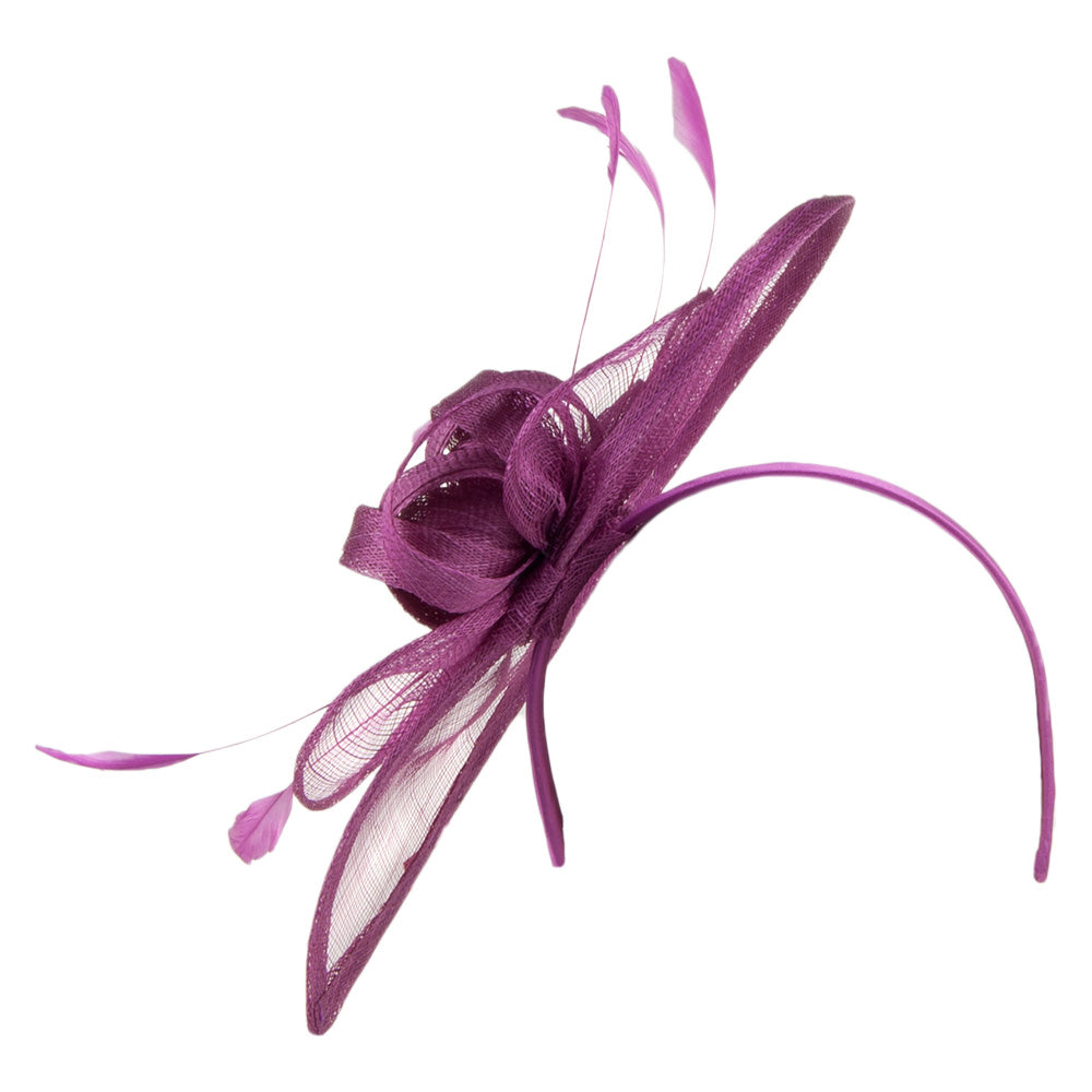 Jane Anne Designs Iris Fascinator - Magenta