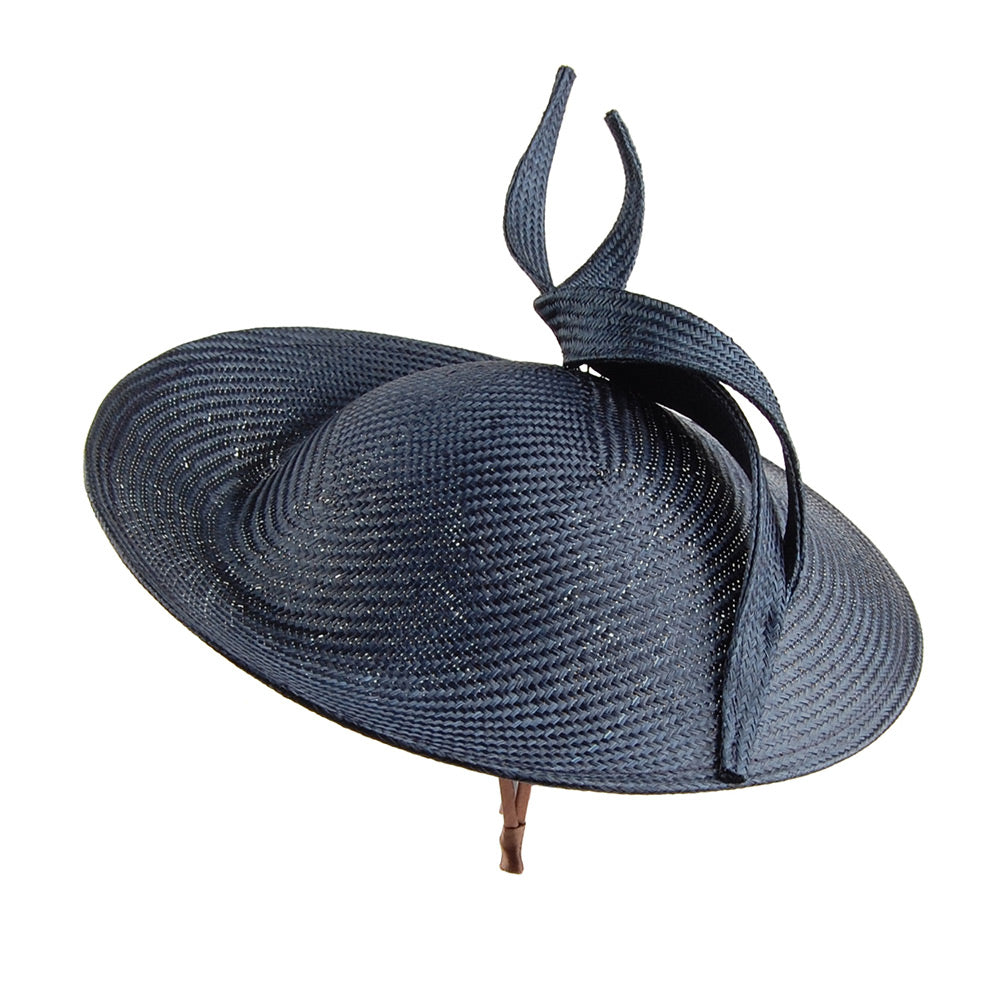 Whiteley Hats Marian Disc Fascinator - Navy Blue