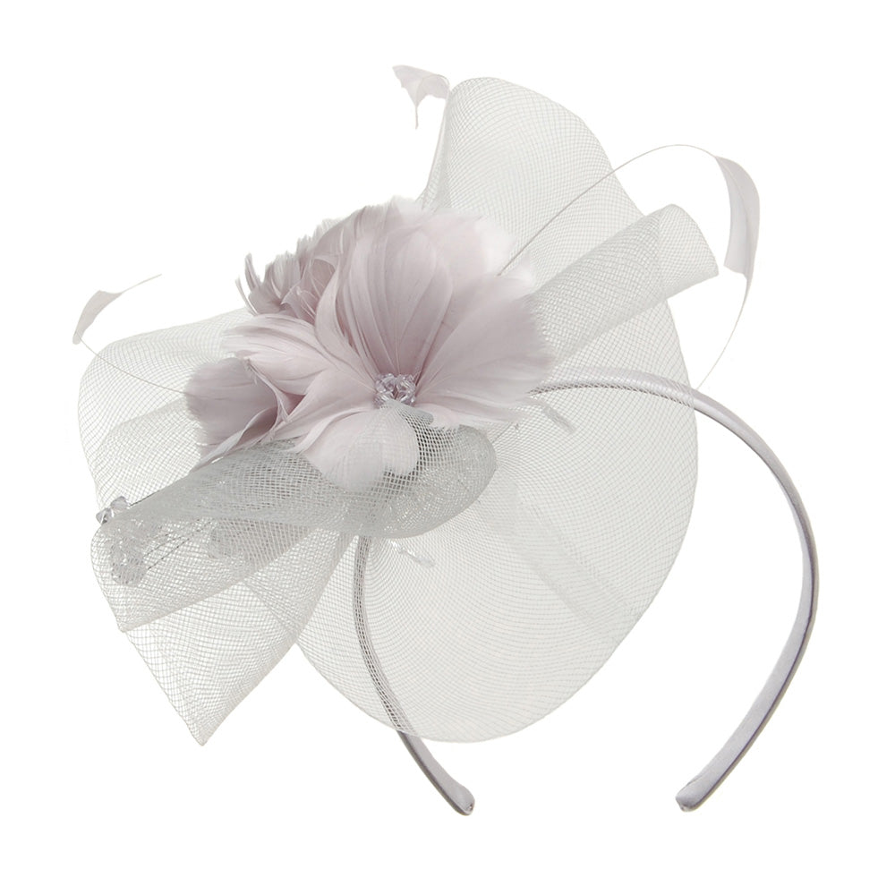 Jane Anne Designs Clementine Fascinator - Silver