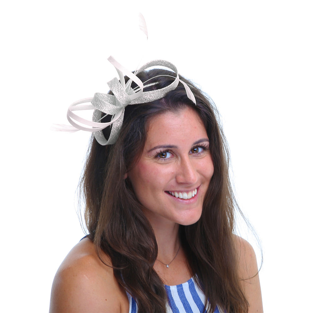 Jane Anne Designs Julie Fascinator - Champagne