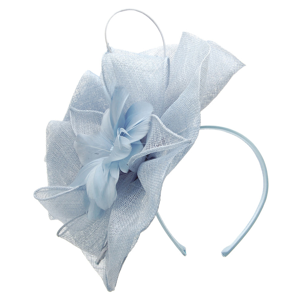 Jane Anne Designs Satine Fascinator - Light Blue