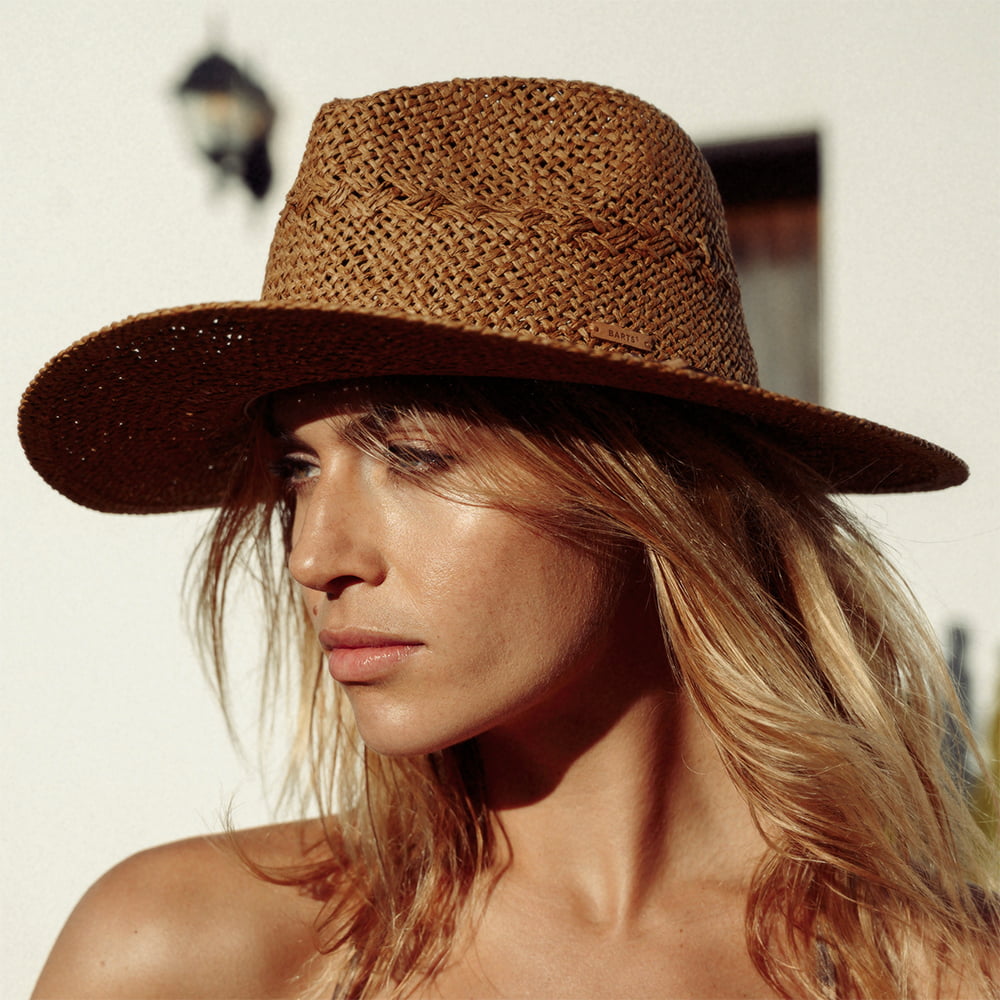 Barts Hats Arday Summer Fedora Hat - Light Brown