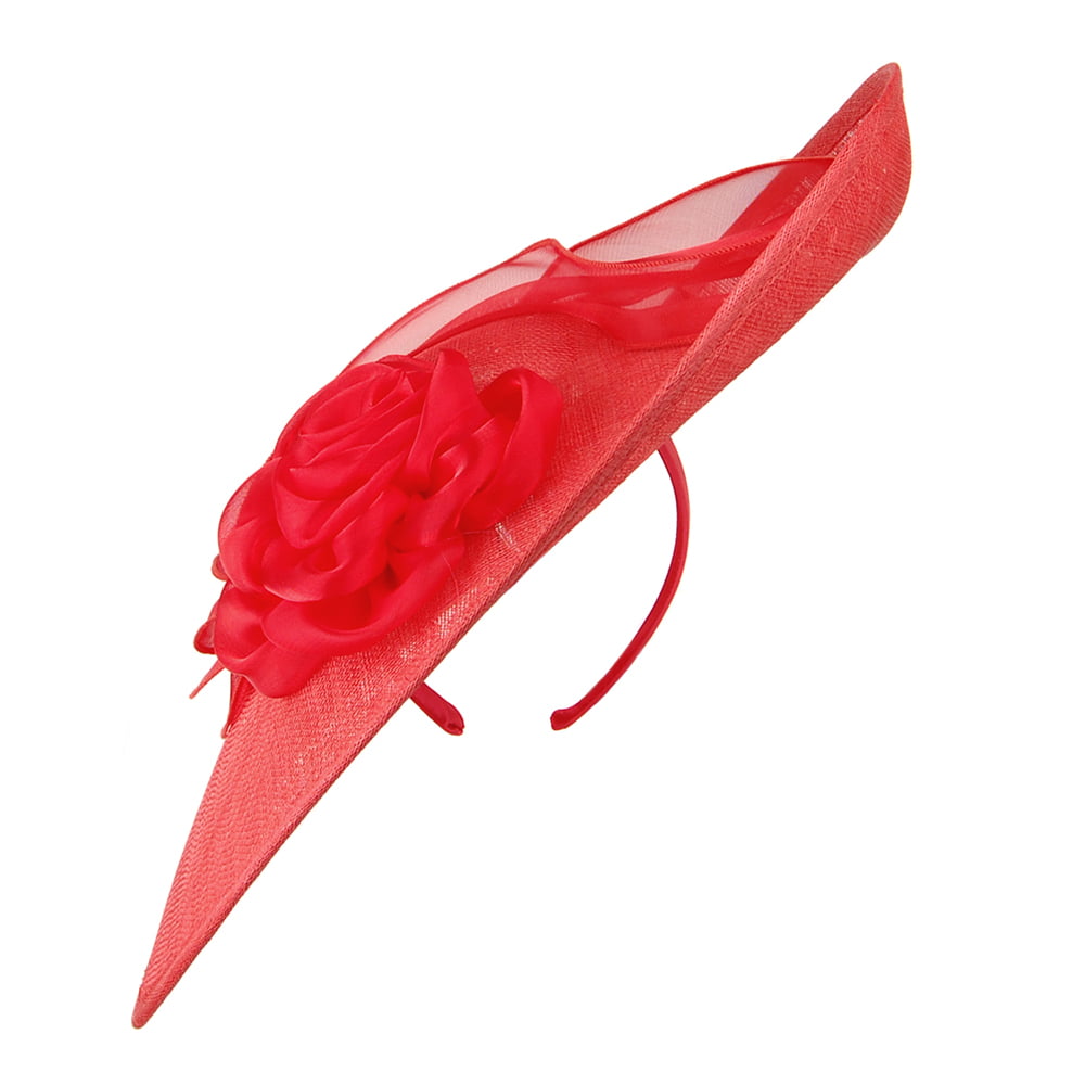 Failsworth Hats Saoirse Disc Fascinator - Vermilion