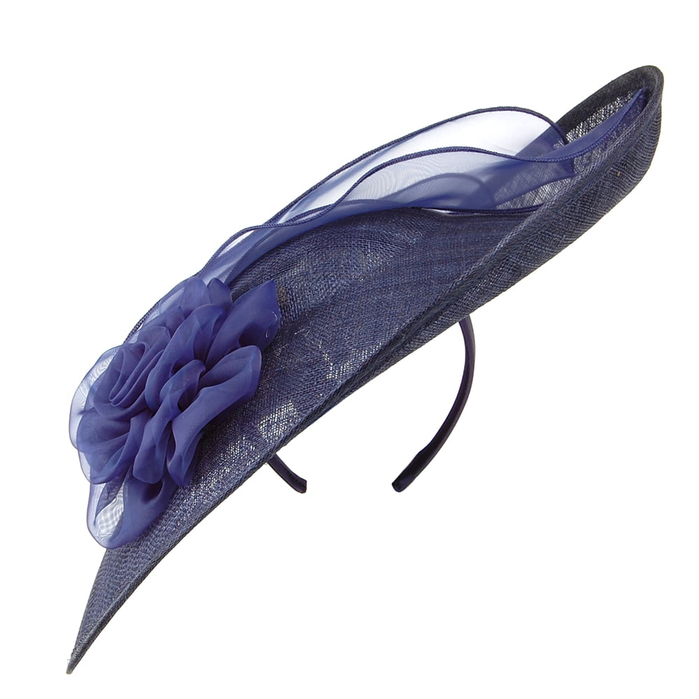 Failsworth Hats Saoirse Disc Fascinator - Navy Blue