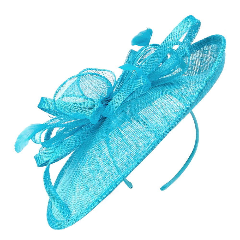 Failsworth Hats Caitlyn Disc Fascinator - Turquoise