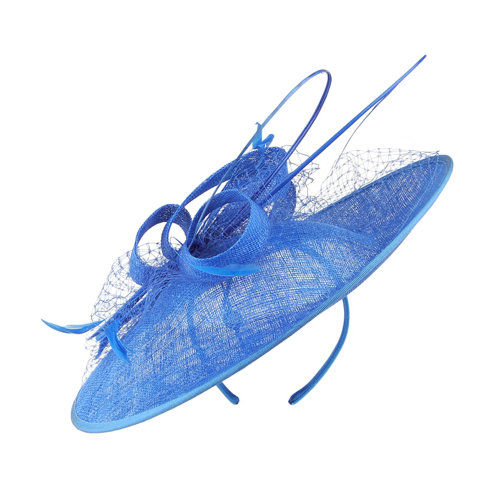 Failsworth Hats Lunar Disc Fascinator - Blue