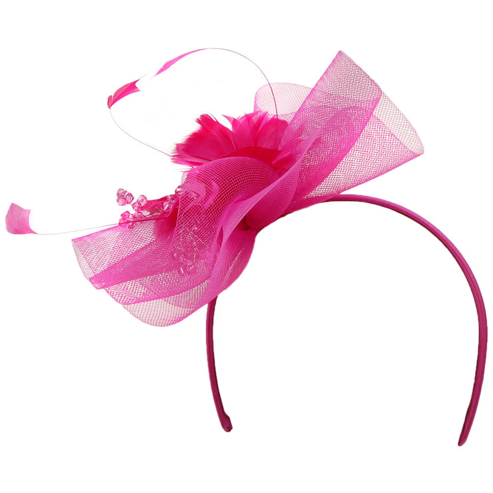 Jane Anne Designs Clementine Fascinator - Fuchsia