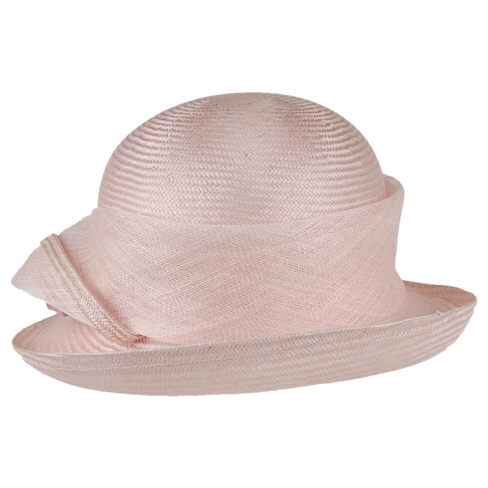 Whiteley Hats Molly Straw Cloche Hat - Rose