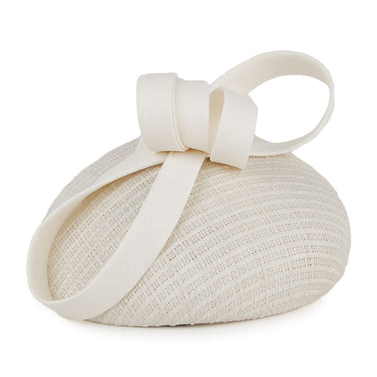 Whiteley Hats Freya Straw Pillbox Hat - Ivory