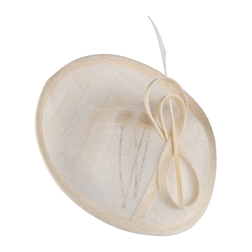 Whiteley Hats Tulip Disc Fascinator - Ivory