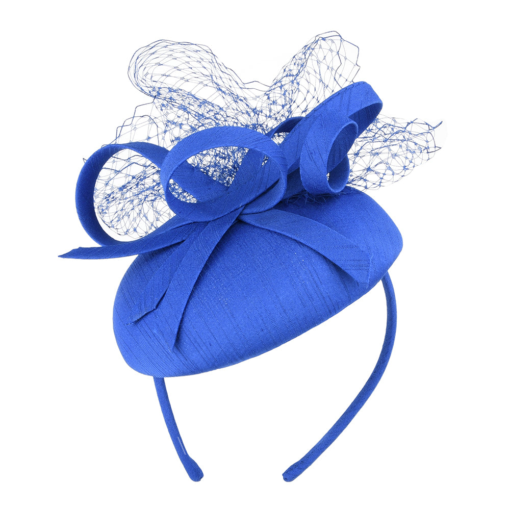 Failsworth Hats Loralei Pillbox Fascinator - Cobalt