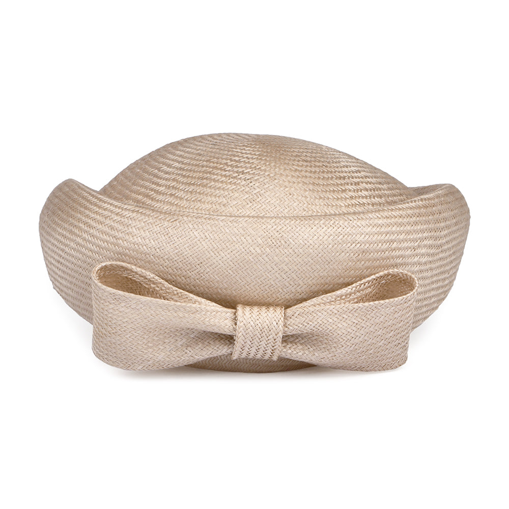 Whiteley Hats Alexia Straw Pillbox Hat - Beige