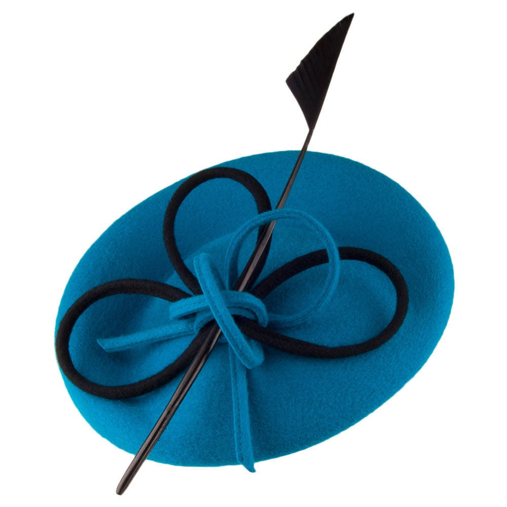 Whiteley Hats Arwyn Disc Fascinator - Teal