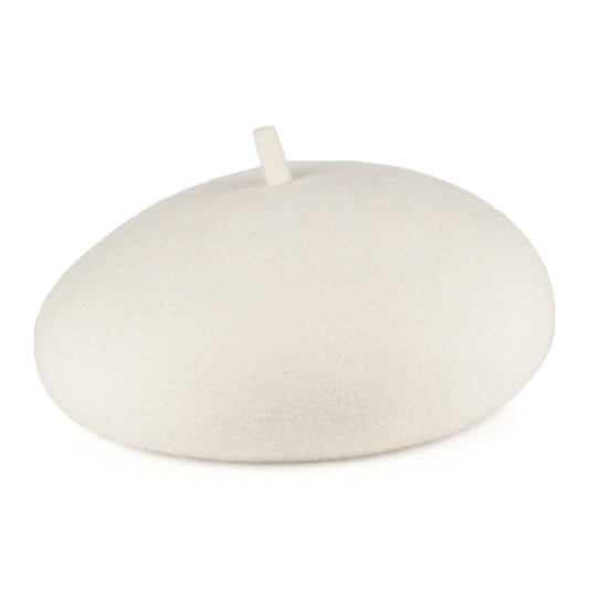 Whiteley Hats Sussex Pillbox Beret - Ivory