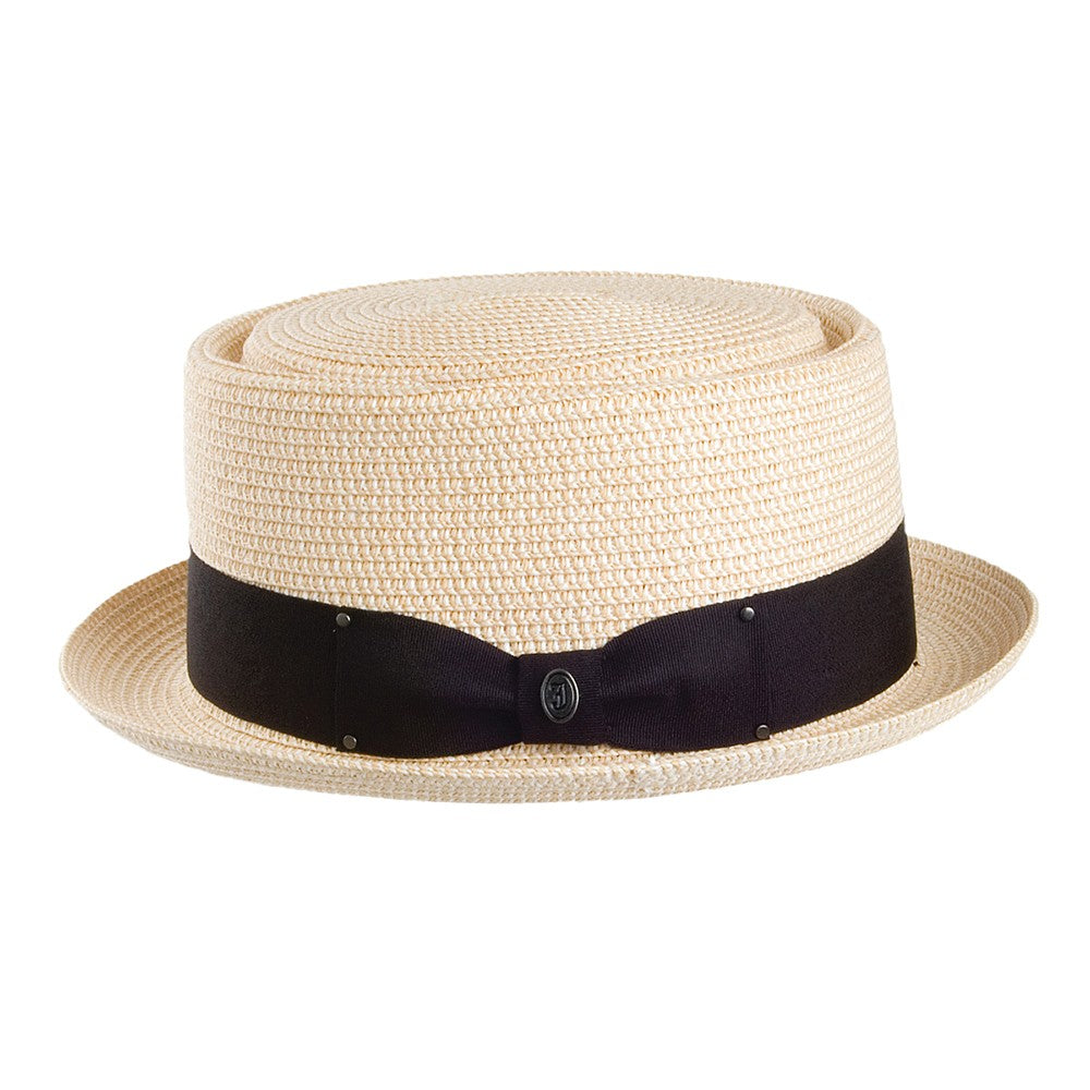 Jaxon & James Toyo Braided Pork Pie Hat - Natural