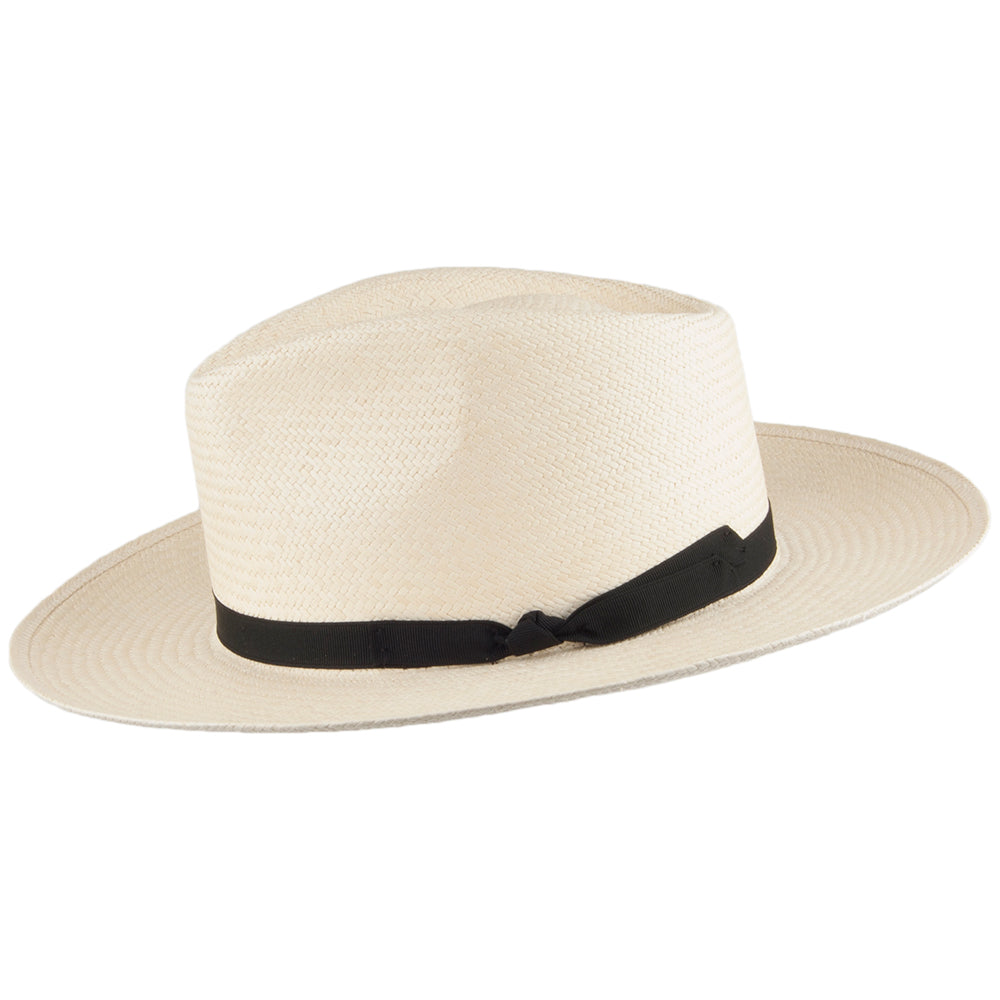 Signes Hats Gaudi Panama Fedora Hat - Natural