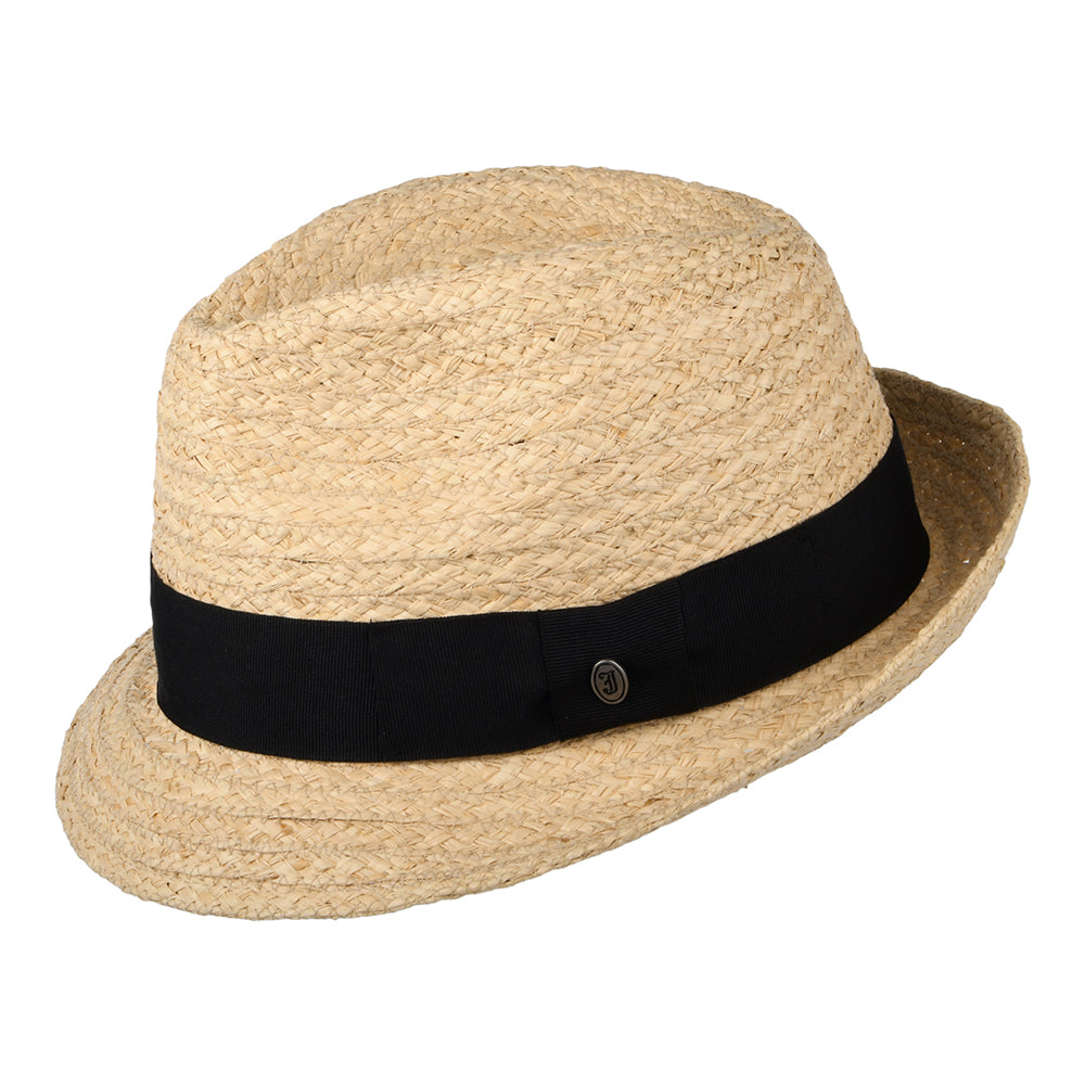 Jaxon & James Saybrook Raffia Trilby Hat - Natural