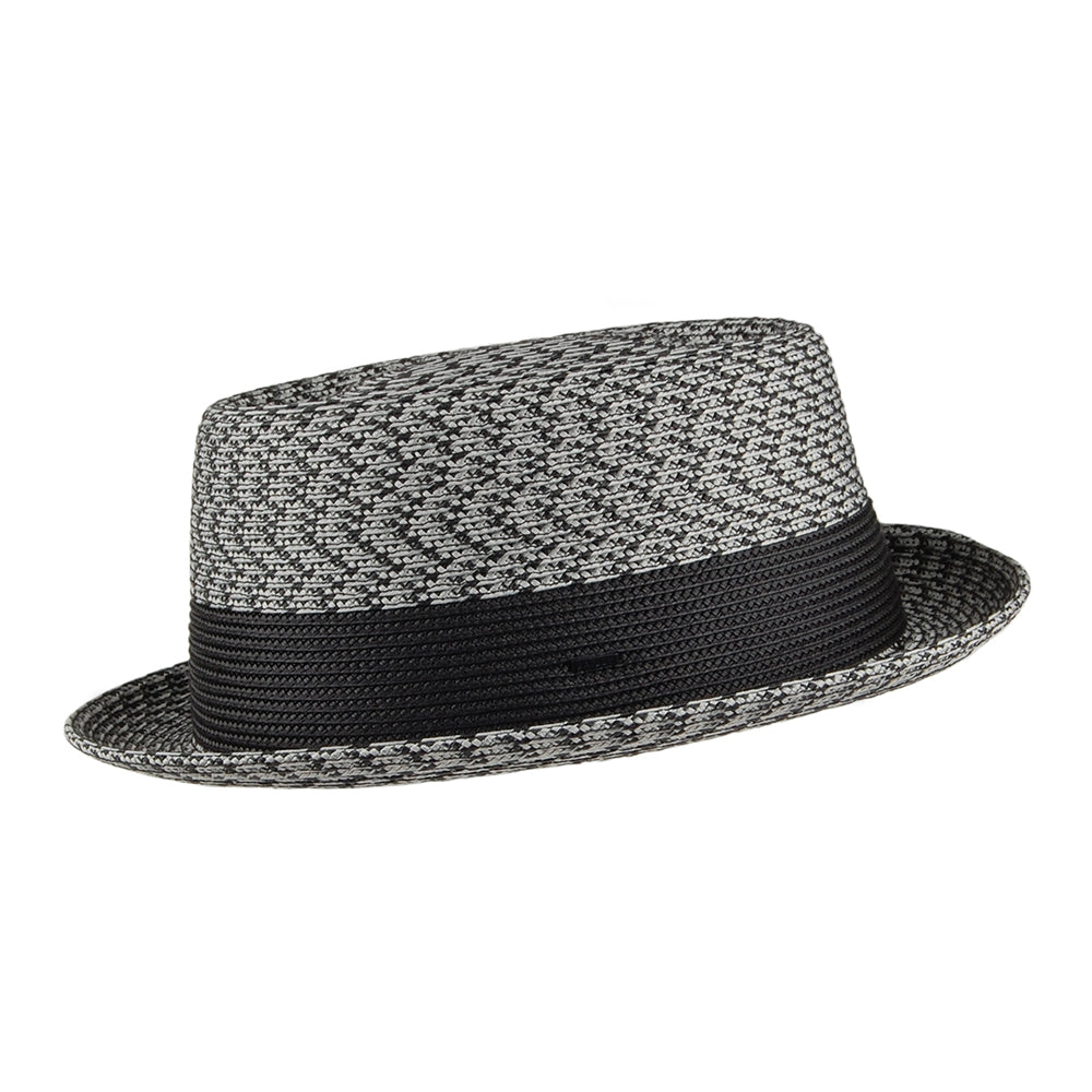 Bailey Hats Telemannes Pork Pie Hat - Charcoal-Multi