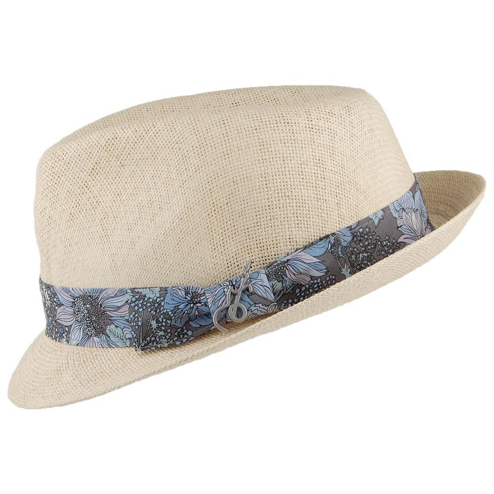 Carlos Santana Essence Toyo Matte Trilby Hat - Natural