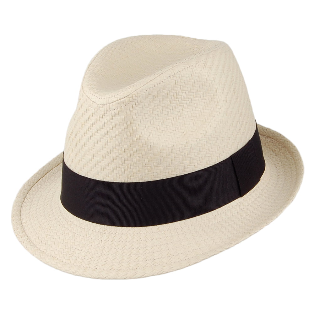 Failsworth Hats Straw Trilby Hat - Bleach – Village Hats