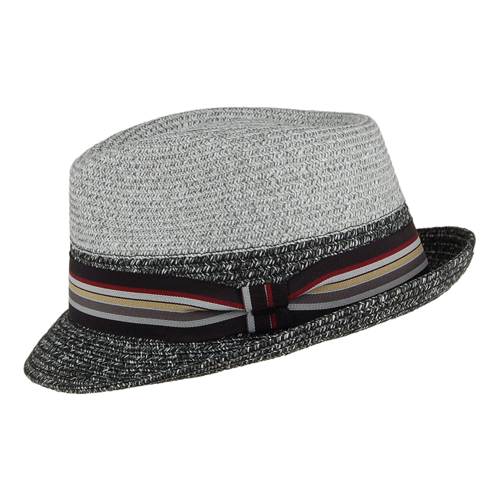 Bailey Hats Rokit Teardrop Trilby Hat - Light Grey