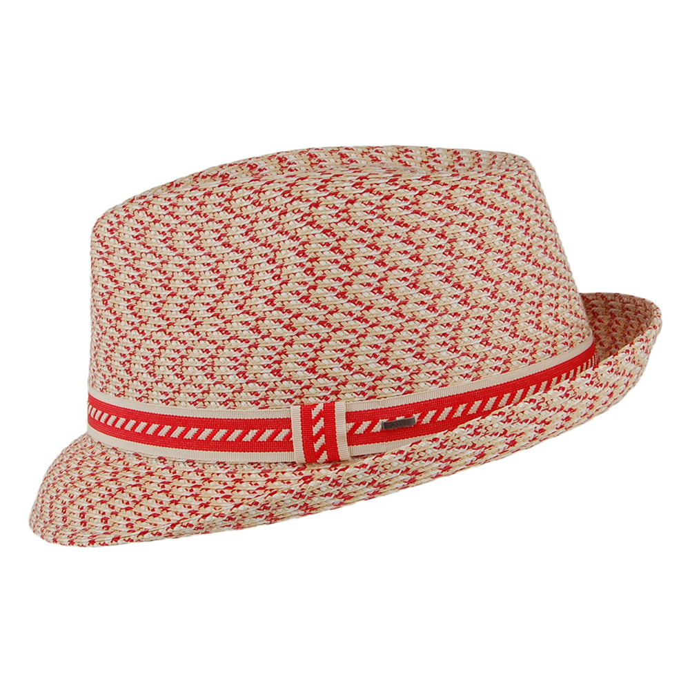 Bailey Hats Mannes Trilby Hat - Red-Natural