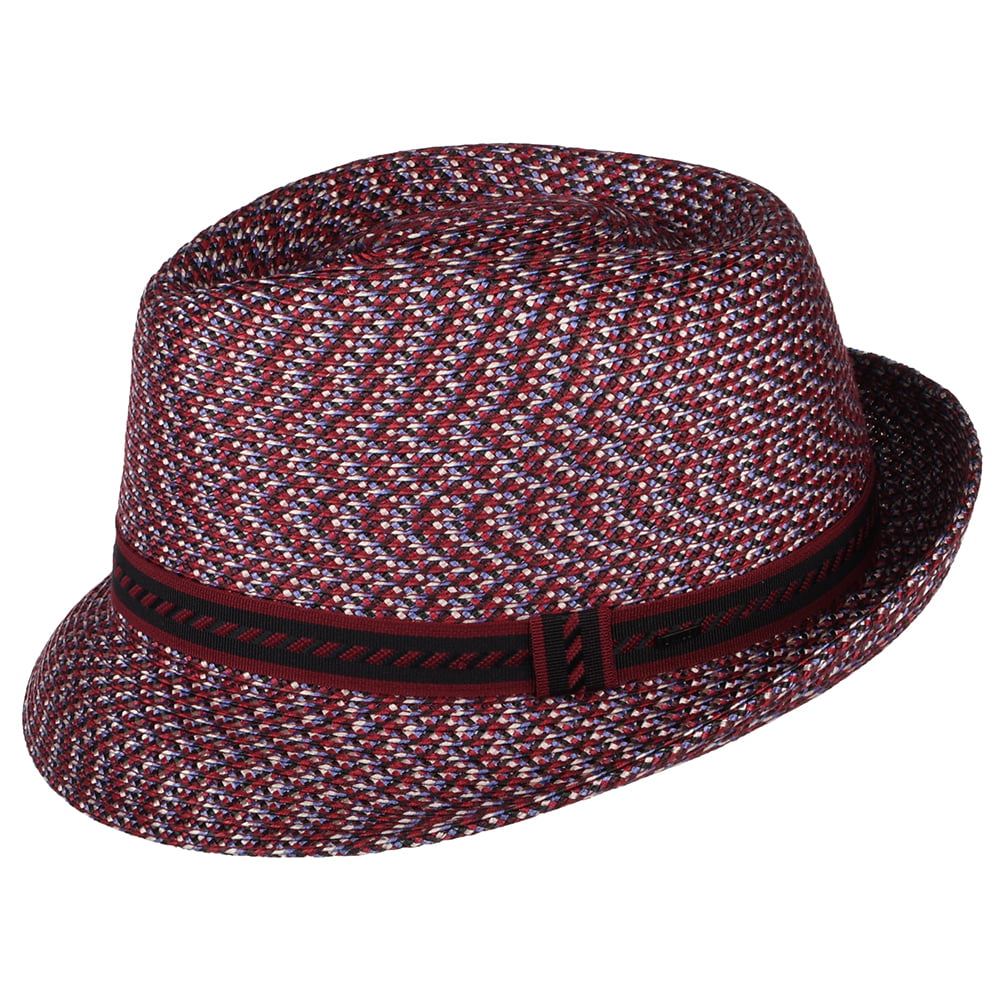 Bailey Hats Mannes Trilby Hat - Deep Red