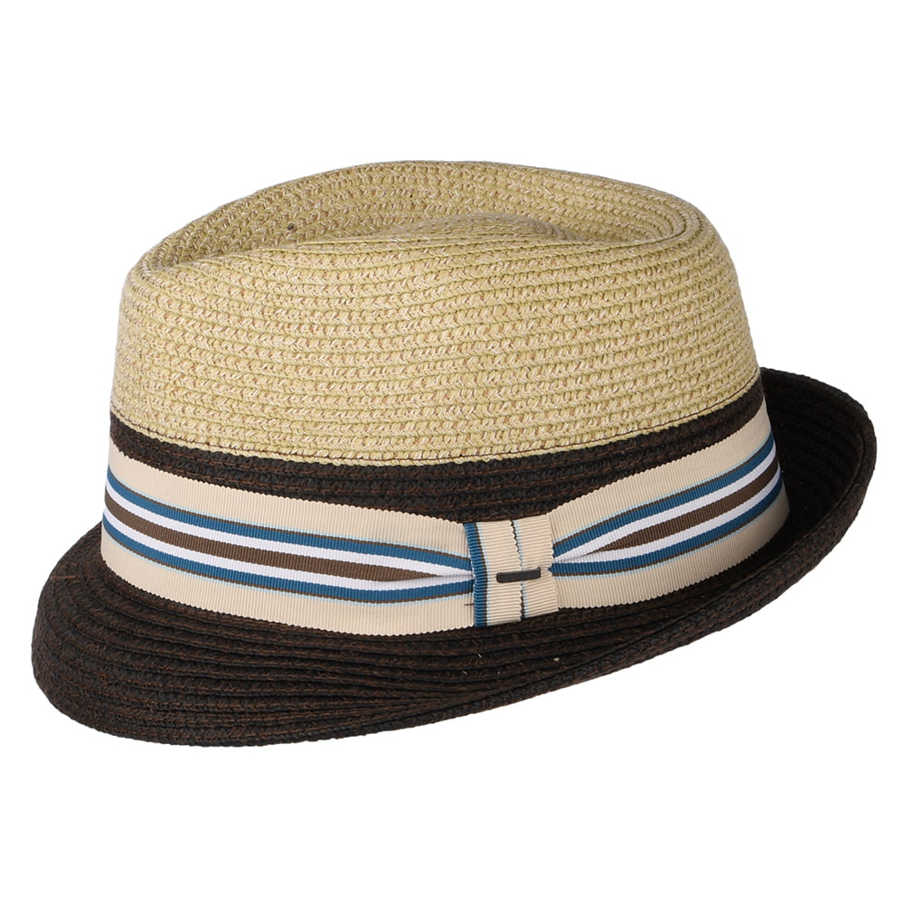 Bailey Hats Rokit Special Teardrop Trilby Hat - Brown