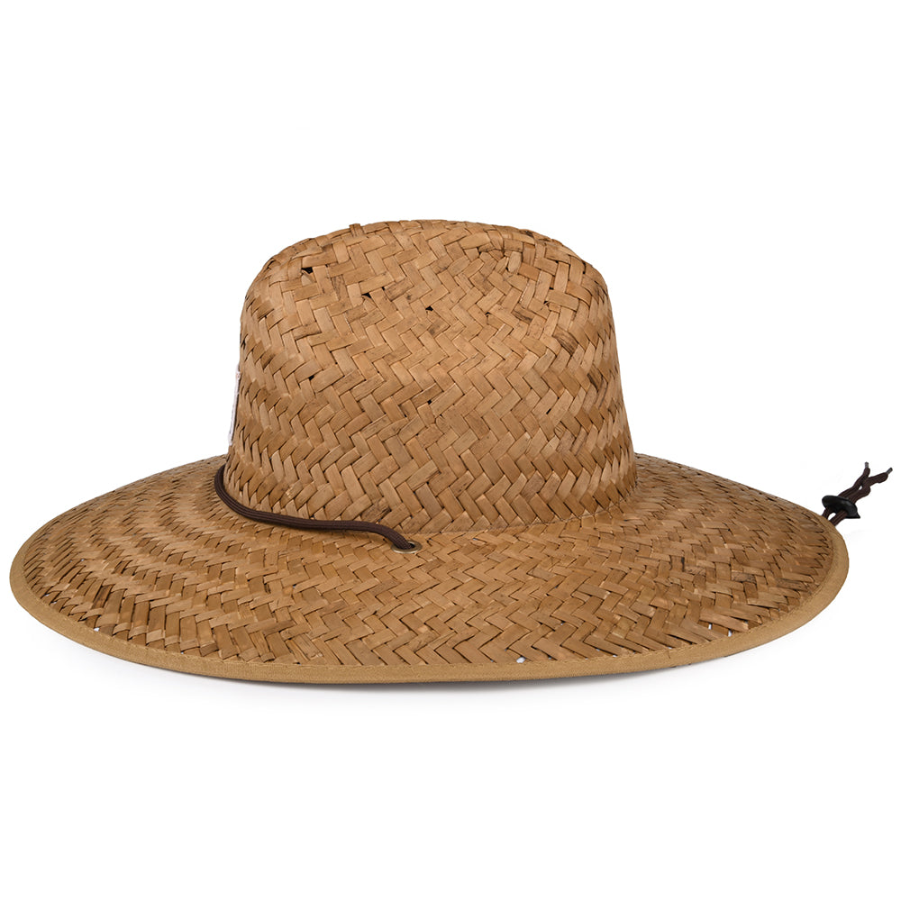 Brixton Hats Beta Straw Lifeguard Hat - Light Brown