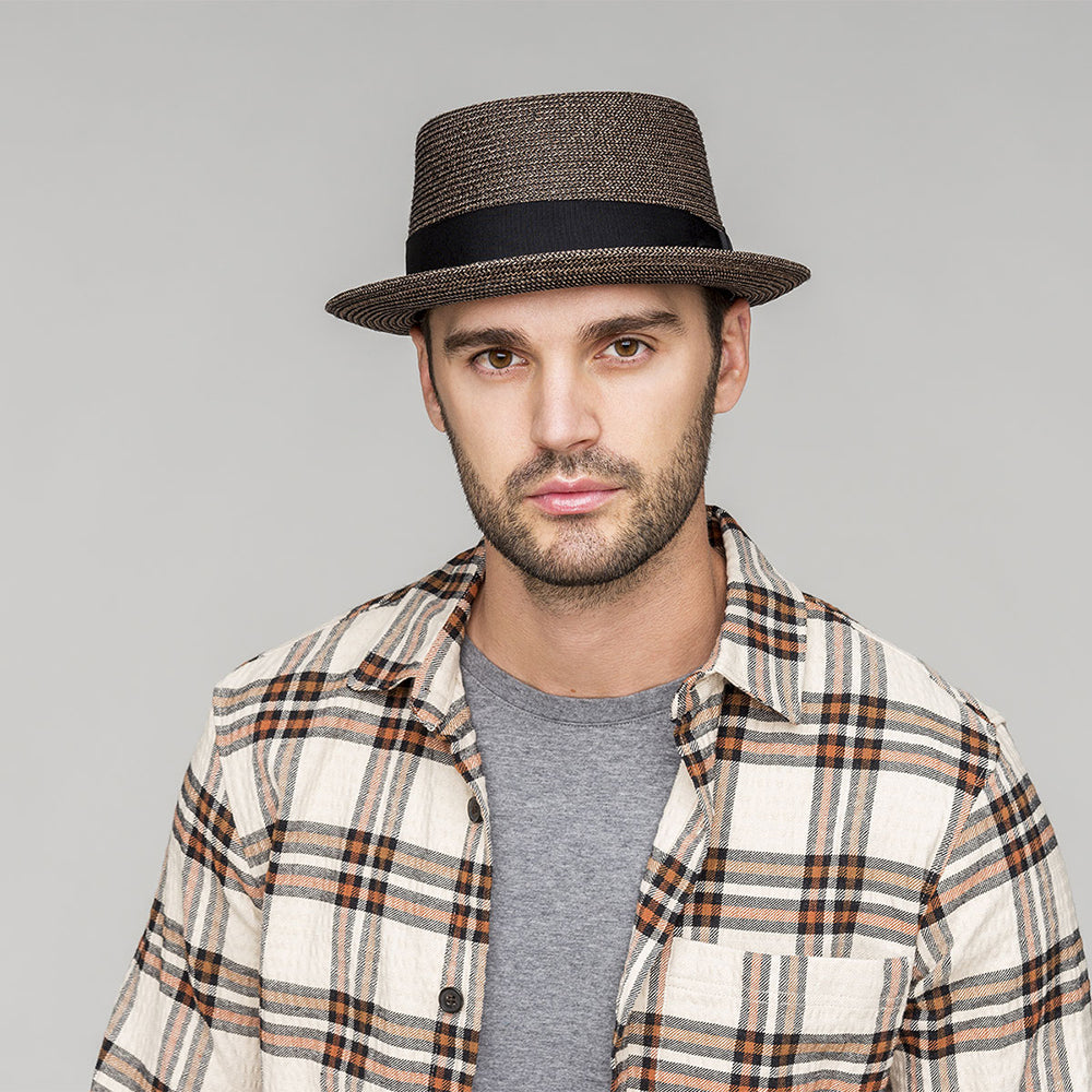 Bailey Hats Waits Pork Pie Hat - Brown