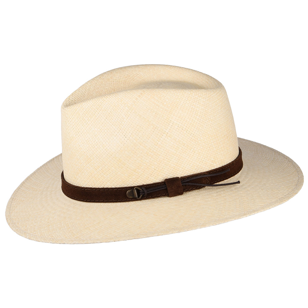 City Sport Walkabout Panama Fedora Hat - Natural