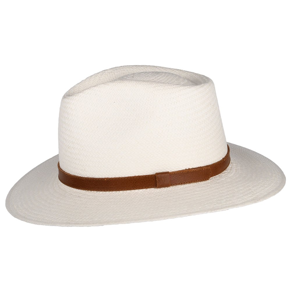 Failsworth Hats Panama Safari Fedora Hat - Bleach