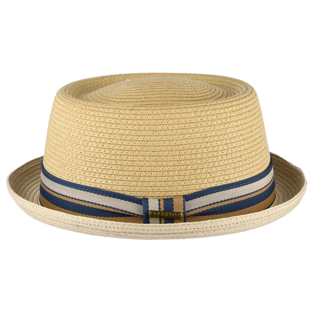 Stetson Hats Toyo Straw Pork Pie Hat - Natural