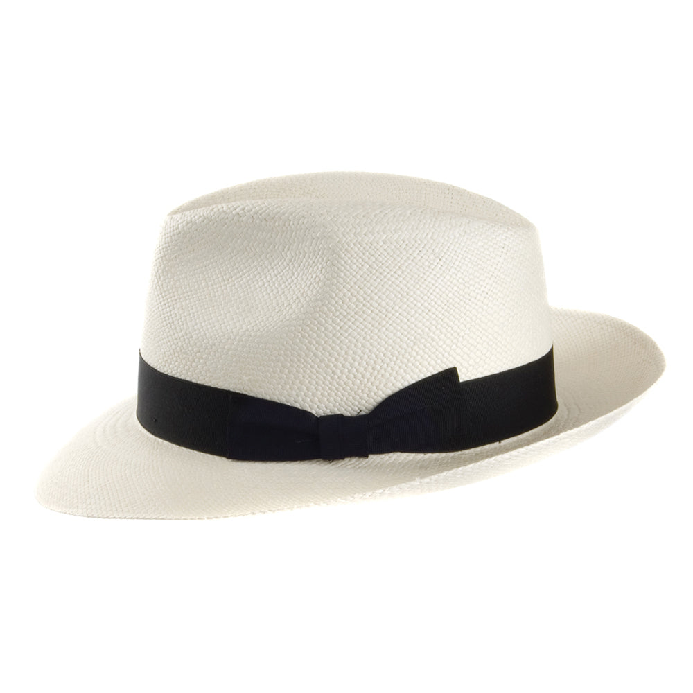 Signes Hats Valencia Fedora Panama Hat - Bleach