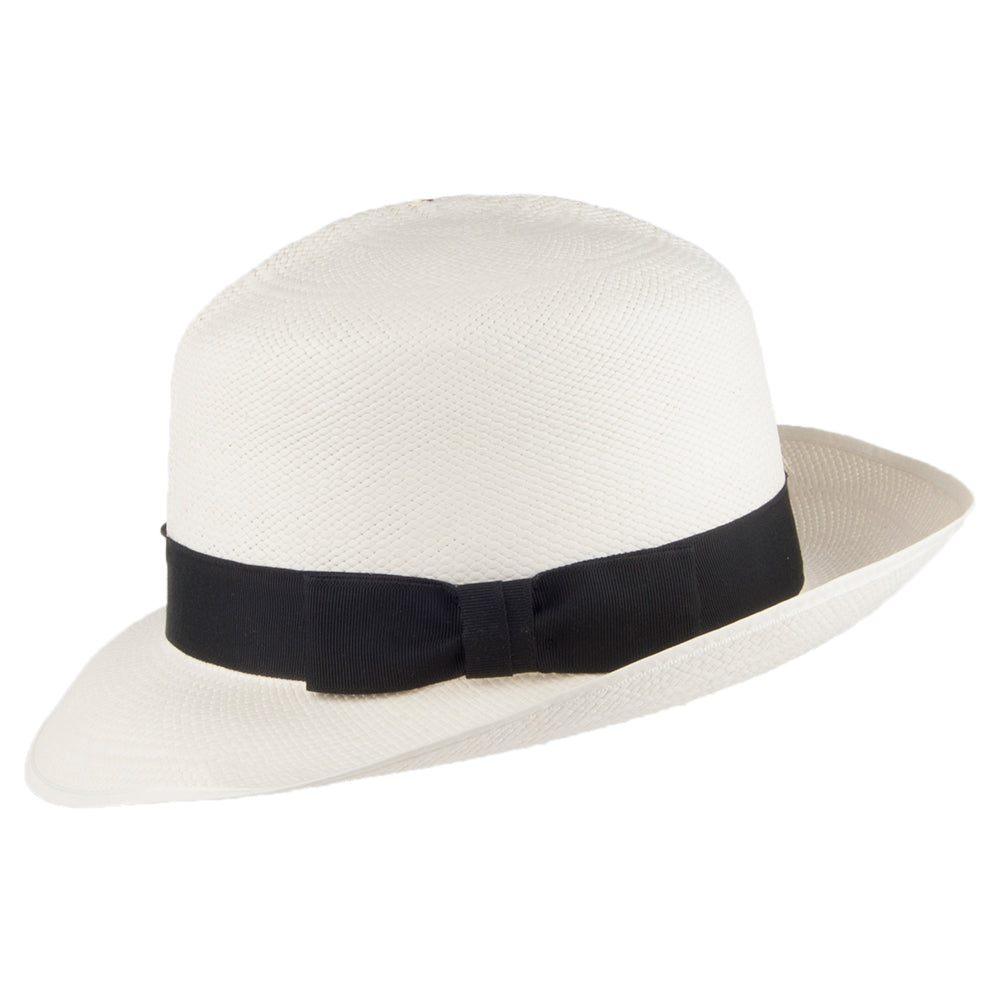 Olney Hats Folder Brisa Panama Hat with Black Band - Bleach