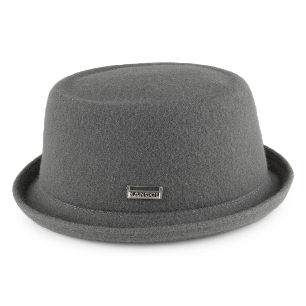 Kangol Wool Mowbray Pork Pie Hat - Grey