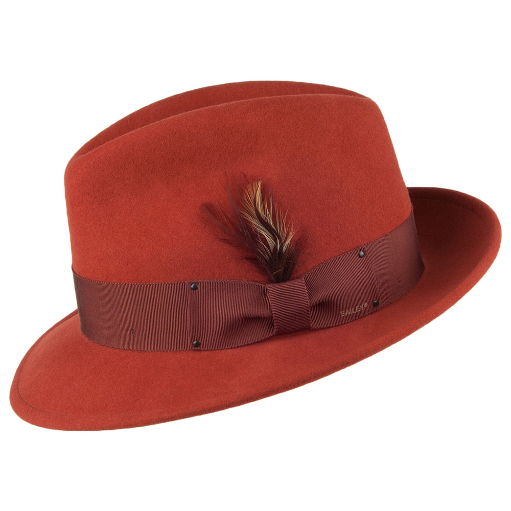 Bailey Hats Blixen Fedora - Rust