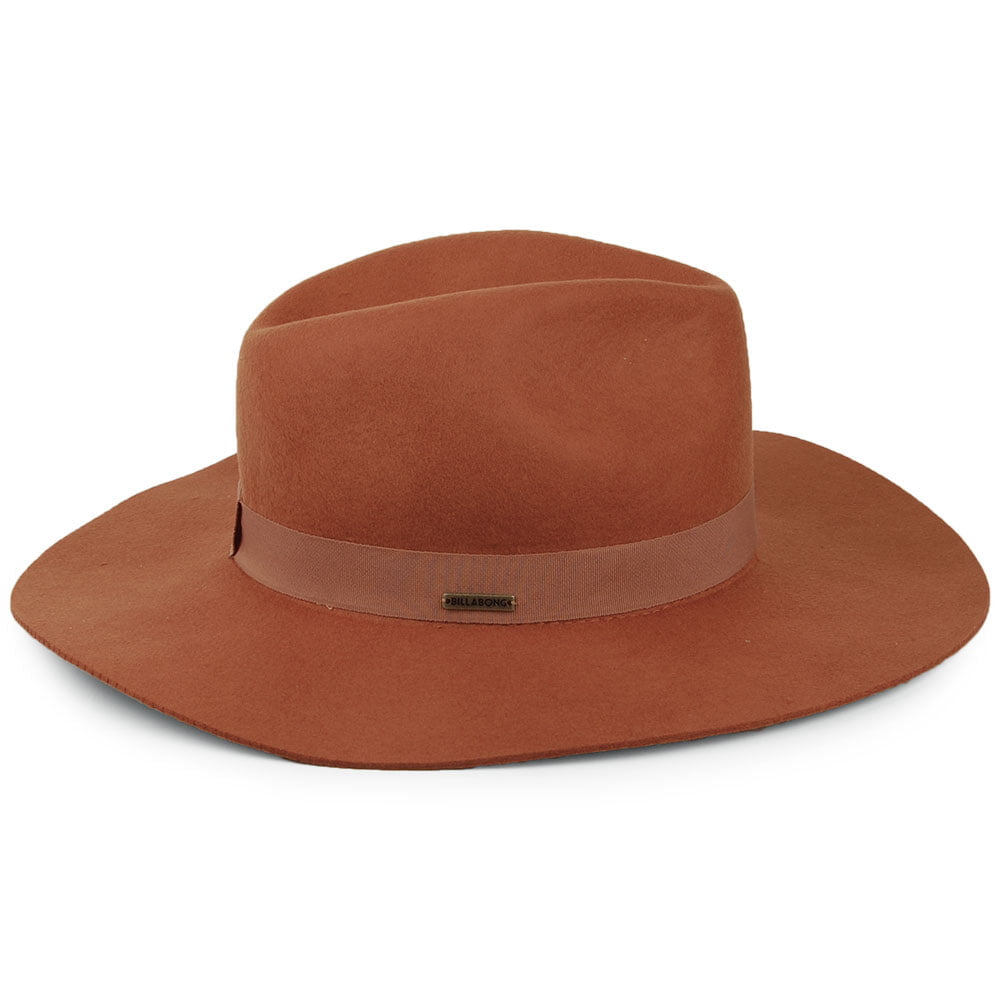 Billabong Hats Great Scott Fedora Hat - Rust