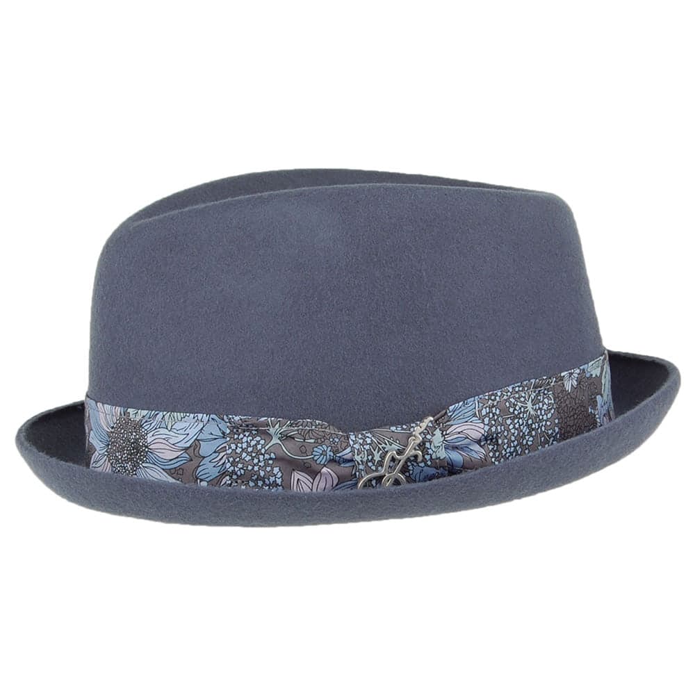 Carlos Santana Accord Wool Felt Trilby Hat - Mist