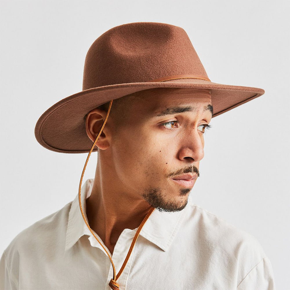 Brixton Hats Lucas Beaufort Field Outback Hat - Brown