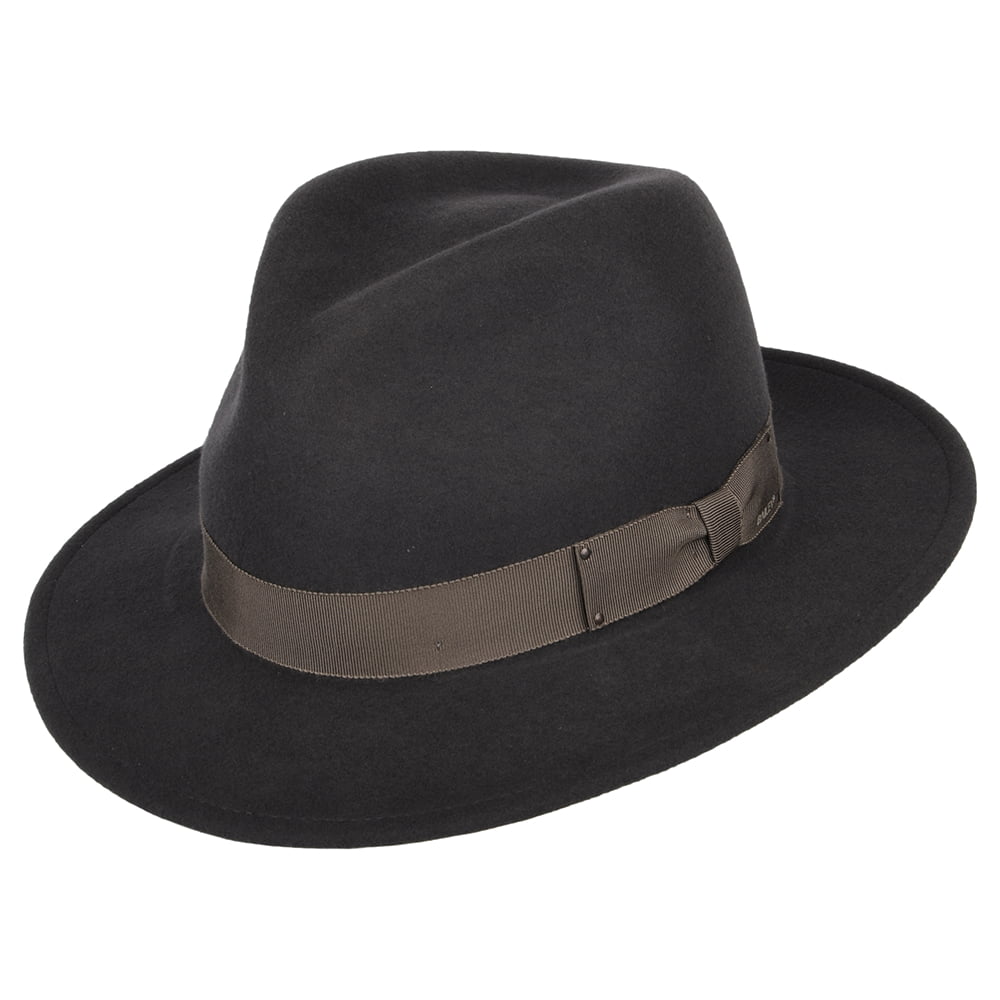 Bailey Hats Curtis Crushable Fedora Hat - Grey – Village Hats