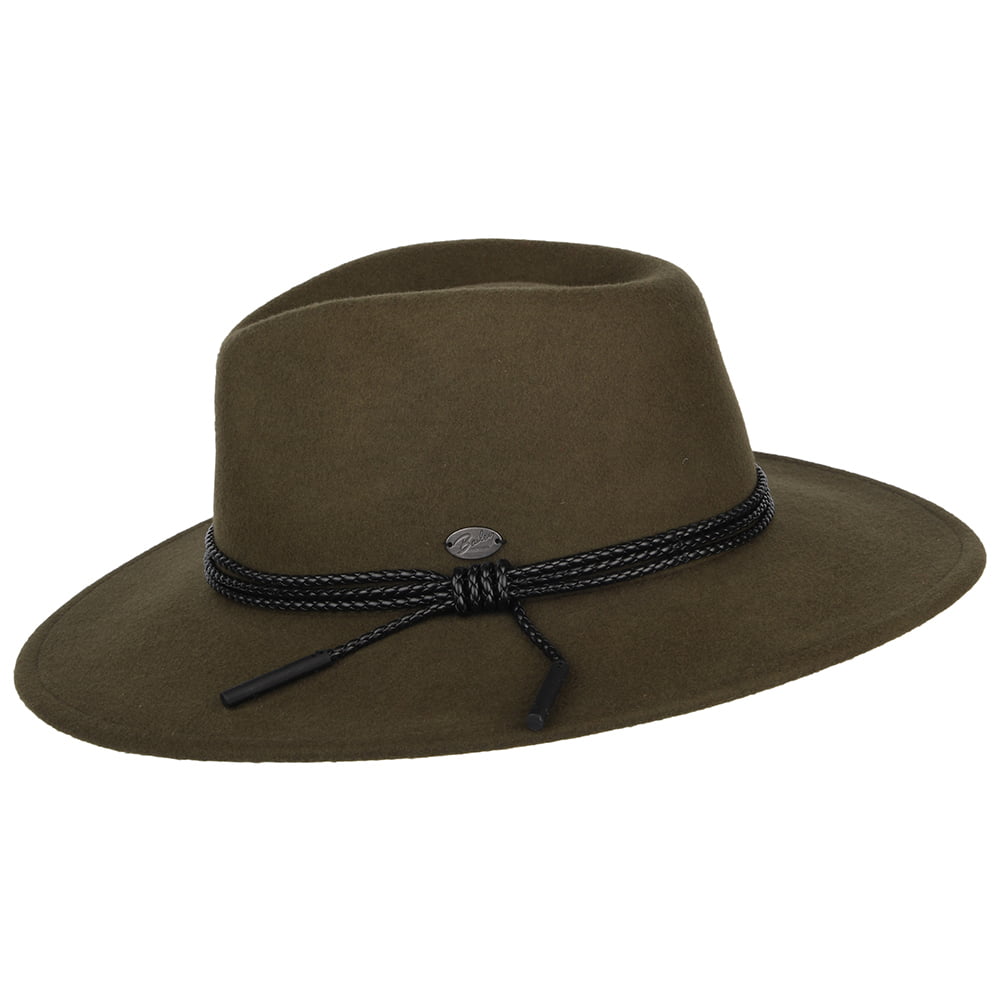 Bailey Hats Piston Wool Felt Outback Hat - Olive