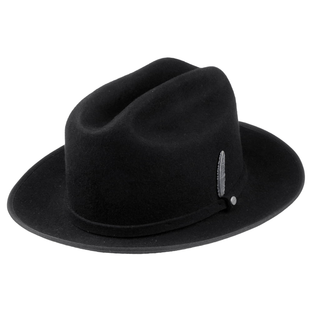 Stetson Hats Open Road Wool Felt Cowboy Hat - Black – Village Hats