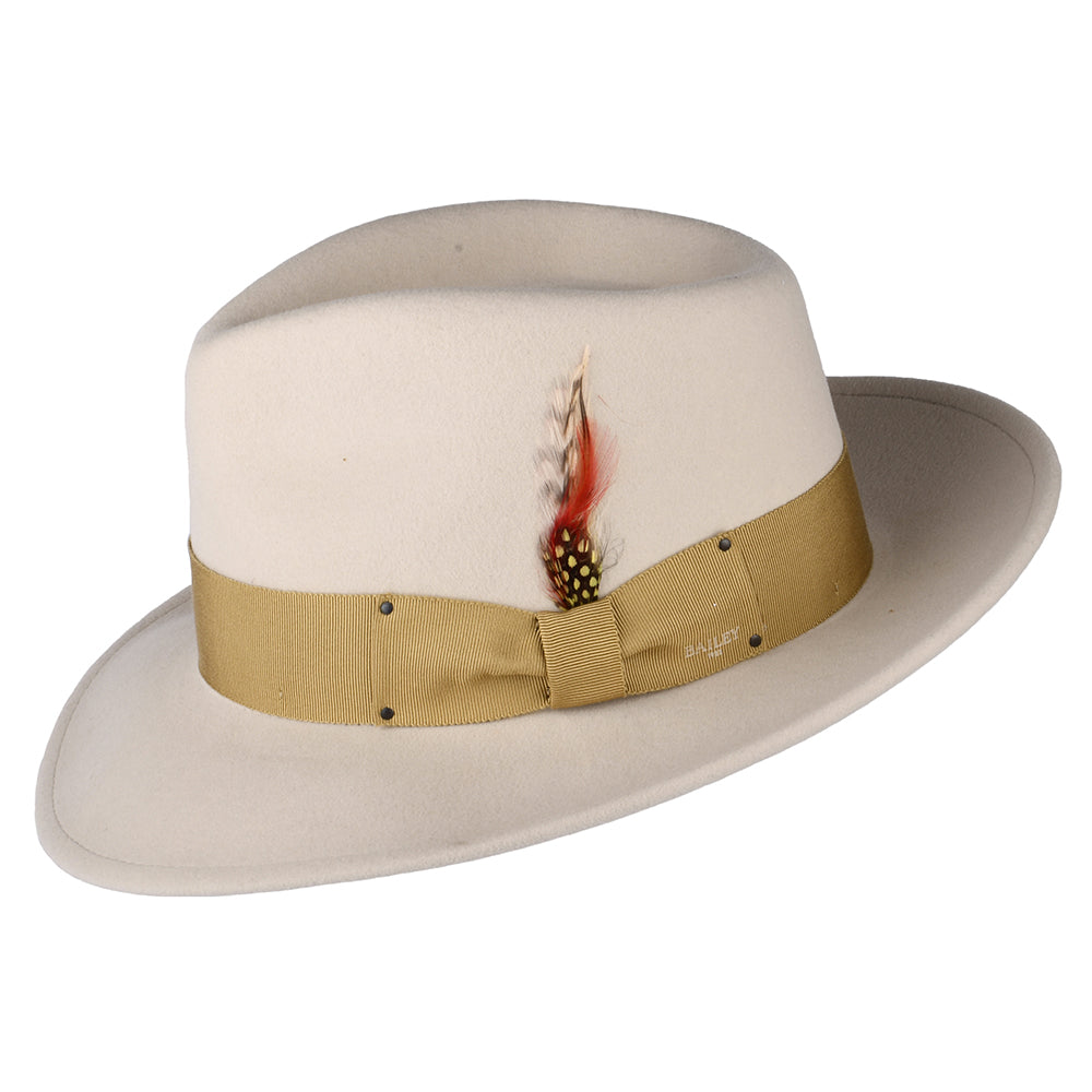 Bailey Hats 7002 Crushable Fedora Hat - Cream