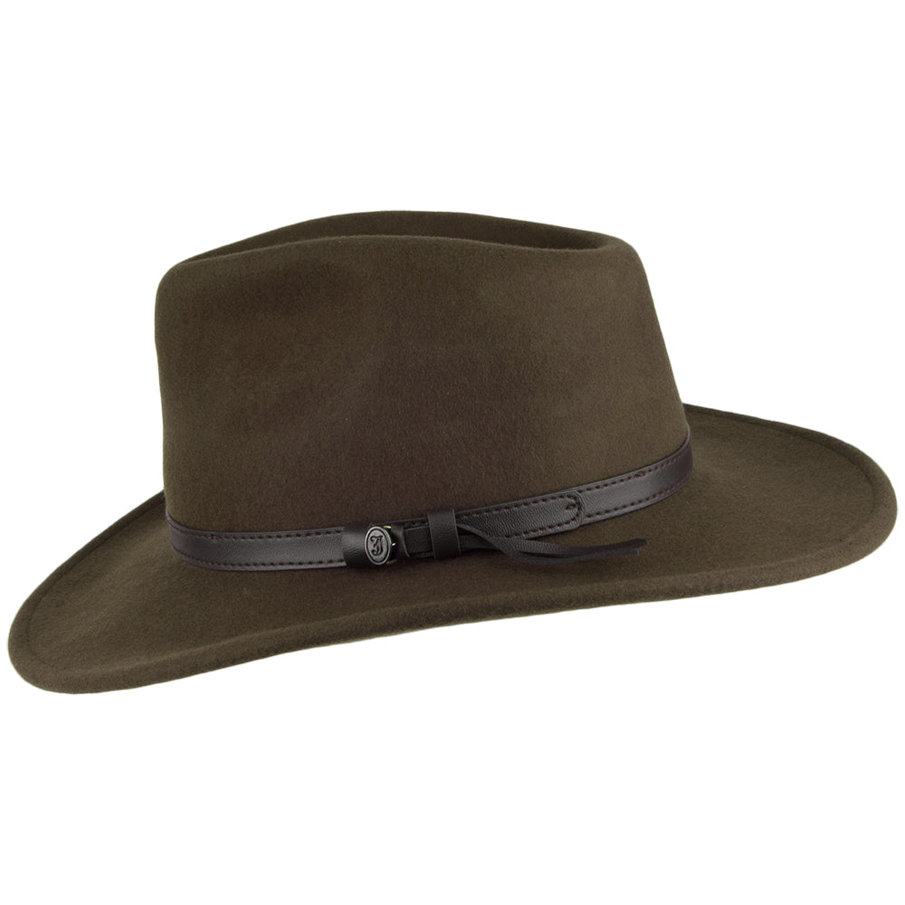 Jaxon & James Crushable Outback Hat - Olive