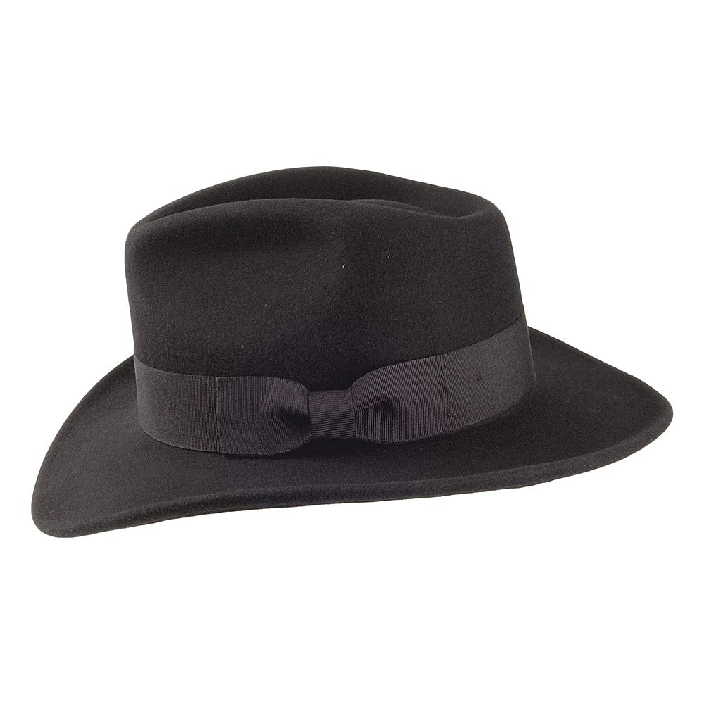 Jaxon & James Ford Fedora Hat - Black