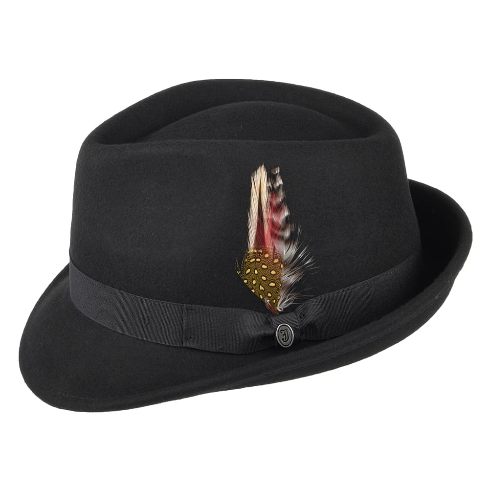 Jaxon & James Detroit Trilby Hat - Black