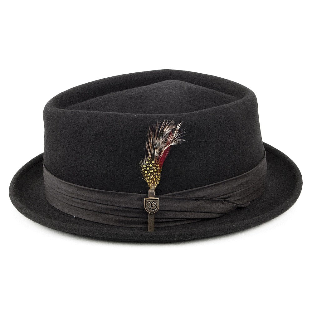 Brixton Hats Stout Pork Pie Hat - Black